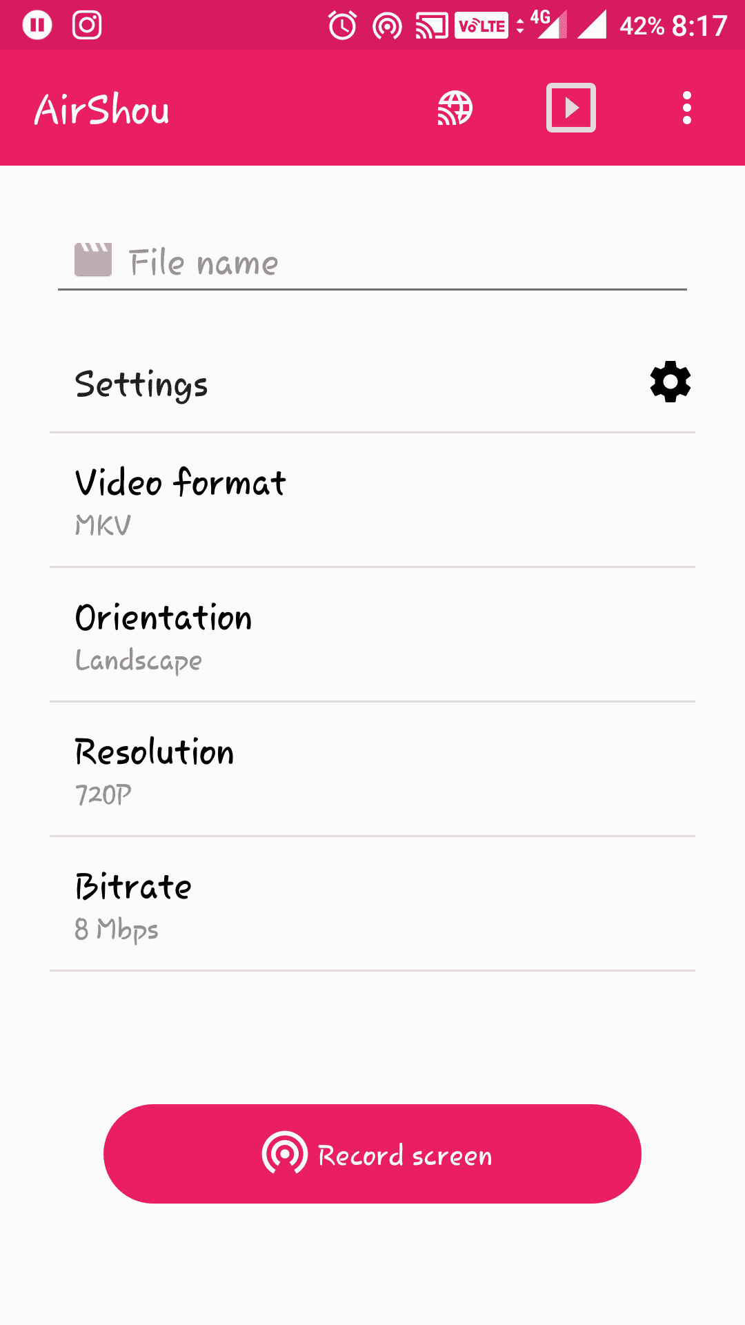 Airshou Screen Recorder Airshou Screen Recorder