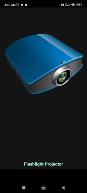 Flashlight Video Projector