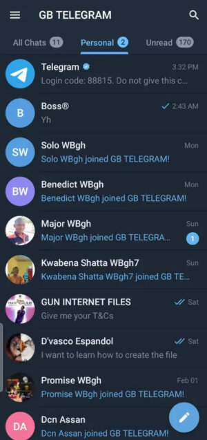 GB Telegram