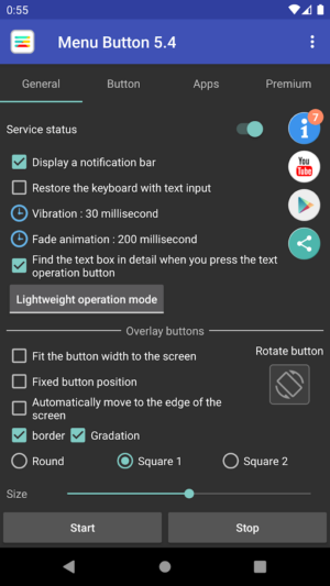 Menu Button Apk