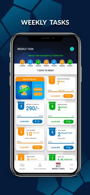 PlayerzPot Fantasy Sports pending